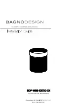 Sanipex BAGNODESIGN BDP-WBB-EXT50 Series Installation Manual предпросмотр