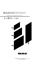 Sanipex BAGNODESIGN BDR-HPA Series Installation Manual preview