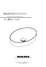 Sanipex BAGNODESIGN BDS-PGL-500 Series Instruction Manual preview