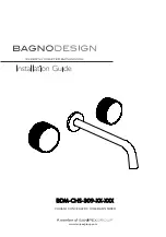 Preview for 1 page of Sanipex BAGNODESIGN Chiasso BDM-CHS-309 Series Installation Manual