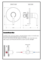 Preview for 4 page of Sanipex BAGNODESIGN KOY BDM-KOY-410 Series Installation Manual