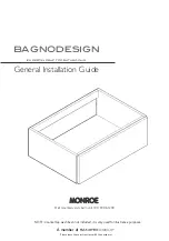 Sanipex BAGNODESIGN MONROE BDF-MNR-V070-ORO General Installation Manual preview