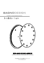 Sanipex BAGNODESIGN MONROE BDR-MNR-ROUND-MIRROR Installation Manual preview