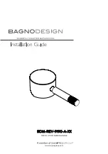 Sanipex BAGNODESIGN REVOLUTION BDM-9190-A Series Installation Manual предпросмотр