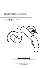 Предварительный просмотр 1 страницы Sanipex BAGNODESIGN TEATRO BDM-TEA-365-CP Installation Manual