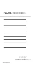 Preview for 8 page of Sanipex BAGNODESIGN General Installation Manual