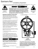 Предварительный просмотр 24 страницы SaniServ 408 Technical Manual