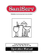 Preview for 1 page of SaniServ 707 Operation Manual