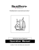 SaniServ DF200 Operation Manual предпросмотр