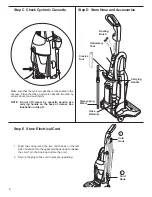 Preview for 6 page of Sanitaire 4500 Series Owner'S Manual