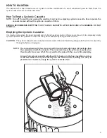 Preview for 9 page of Sanitaire 4500 Series Owner'S Manual