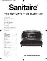 Предварительный просмотр 1 страницы Sanitaire 6055 Series User Manual