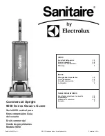 Sanitaire 9050 Series Owner'S Manual preview