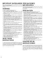 Preview for 2 page of Sanitaire Electrolux 9100 Series Owner'S Manual