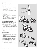 Предварительный просмотр 8 страницы Sanitaire EON DC5505 Series Owner'S Manual