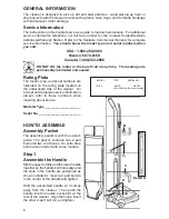 Предварительный просмотр 6 страницы Sanitaire Quick Kleen SC899 Owner'S Manual