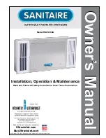 Sanitaire RSCS280A Owner'S Manual предпросмотр