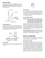 Предварительный просмотр 4 страницы Sanitaire S634 System_Pro Owner'S Manual