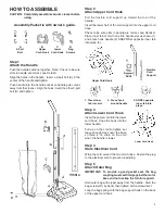 Preview for 3 page of Sanitaire S647 Series Owner'S Manual