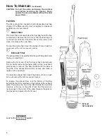 Предварительный просмотр 6 страницы Sanitaire S780 System_Pro Owner'S Manual