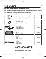 Предварительный просмотр 20 страницы Sanitaire SC7500 Series Owner'S Manual