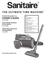 Preview for 1 page of Sanitaire Series 3680 Owner'S Manual