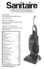 Sanitaire SL4110A Series User Manual предпросмотр