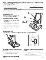 Preview for 15 page of Sanitaire Z4500 Series Owner'S Manual