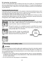 Preview for 26 page of Sanitas SatinSkin Pro IPL 70 Instructions For Use Manual