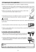 Preview for 32 page of Sanitas SatinSkin Pro IPL 70 Instructions For Use Manual