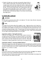 Preview for 34 page of Sanitas SatinSkin Pro IPL 70 Instructions For Use Manual