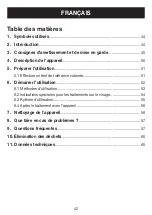 Preview for 42 page of Sanitas SatinSkin Pro IPL 70 Instructions For Use Manual