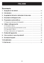 Preview for 62 page of Sanitas SatinSkin Pro IPL 70 Instructions For Use Manual