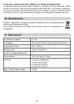 Preview for 80 page of Sanitas SatinSkin Pro IPL 70 Instructions For Use Manual