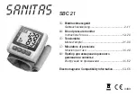 Sanitas SBC 21 Instructions For Use Manual preview