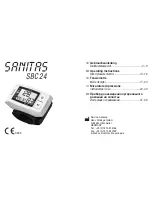 Предварительный просмотр 1 страницы Sanitas SBC 24 Operating Instructions Manual