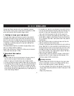 Preview for 2 page of Sanitas SBC 27 Instructions For Use Manual