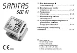 Sanitas SBC 41 Instructions For Use Manual предпросмотр