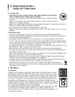 Preview for 9 page of Sanitas SBG 14 Operating Instructions Manual