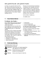 Preview for 3 page of Sanitas SBG 58 Instructions For Use Manual