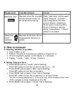 Предварительный просмотр 20 страницы Sanitas SBM 06 Operating Instructions Manual