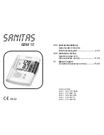 Sanitas SBM 15 Instructions For Use Manual preview