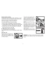 Предварительный просмотр 7 страницы Sanitas SBM 42 Instructions For Use Manual