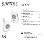 Preview for 1 page of Sanitas SBY 79 Instructions For Use Manual