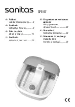 Sanitas SFB 07 Instructions For Use Manual preview