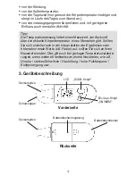 Preview for 4 page of Sanitas SFT41 Operating Instructions Manual