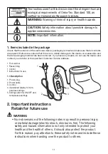 Preview for 11 page of Sanitas SFW 10 Instructions For Use Manual