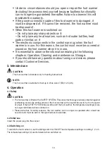 Preview for 13 page of Sanitas SFW 10 Instructions For Use Manual