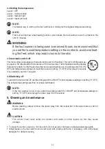 Preview for 14 page of Sanitas SFW 10 Instructions For Use Manual