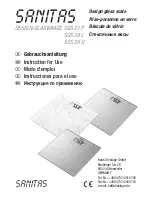 Sanitas SGS 27 P Instructions For Use Manual preview